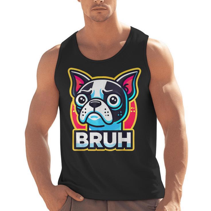 Boston Terrier Bruh Dog Lover Men Tank Top, trending gift