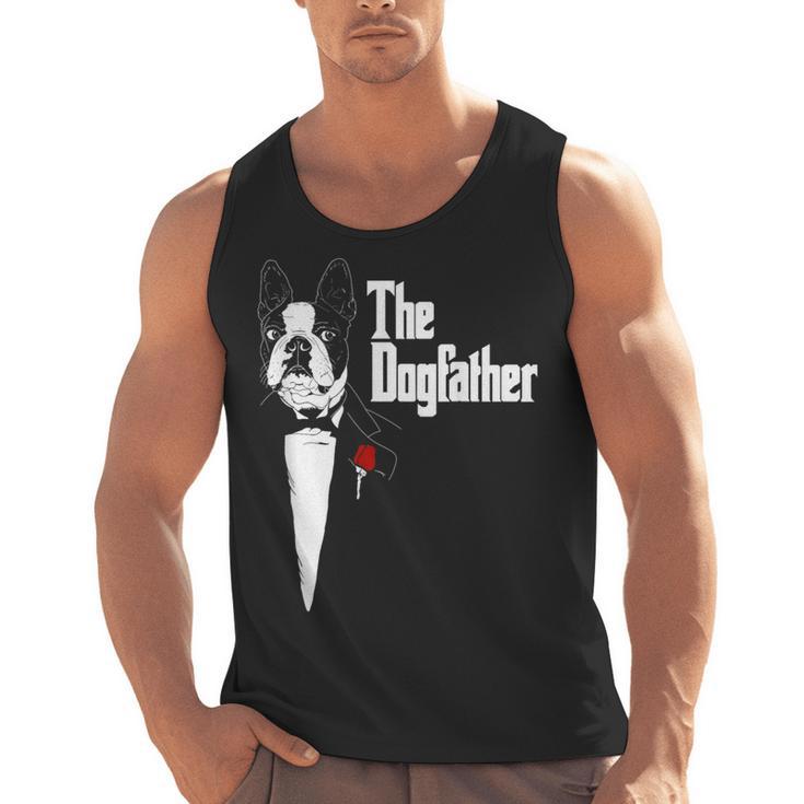 Boston Terrier Dad The DogFather Shirt Boston Terrier Men Tank Top, Boston Terrier Dad Gifts, trending gift