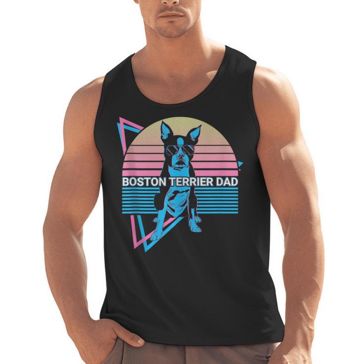 Boston Terrier Dad Retro Men Tank Top, Boston Terrier Dad Gifts, trending gift