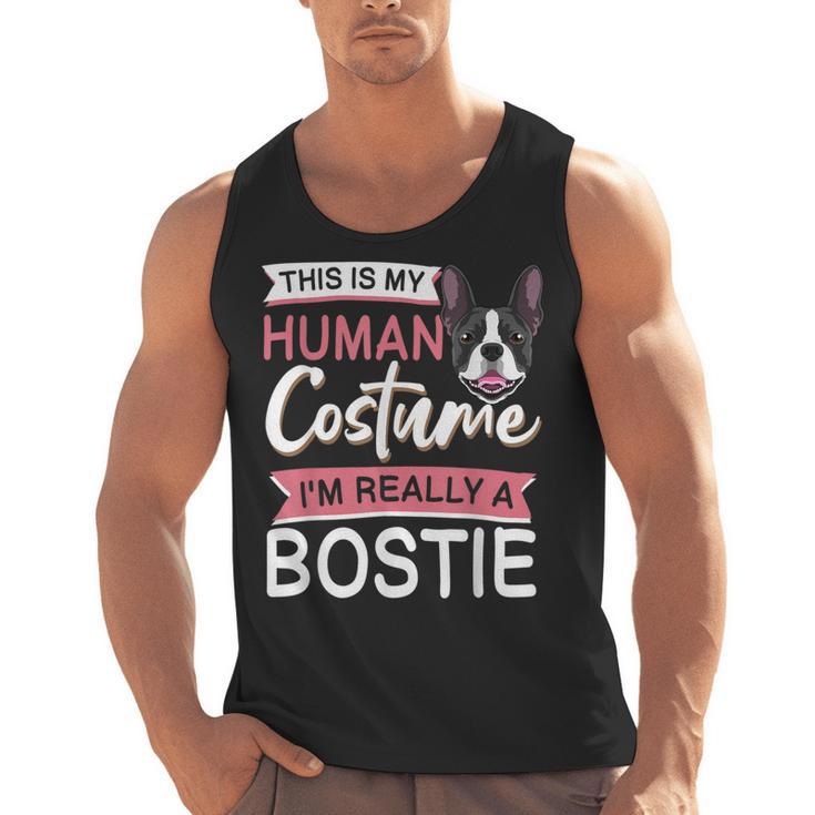 Boston Terrier Dog Bostie Halloween Costume Dog For Kids Men Tank Top, Boston Terrier Halloween Gifts, trending gift