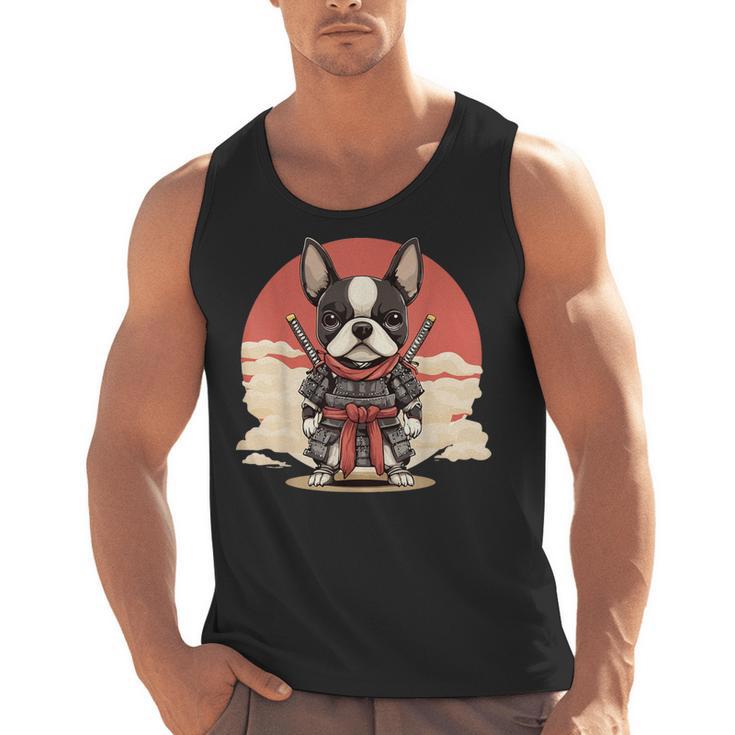 Boston Terrier Dog Japanese Style Samurai Dogs Men Tank Top, trending gift