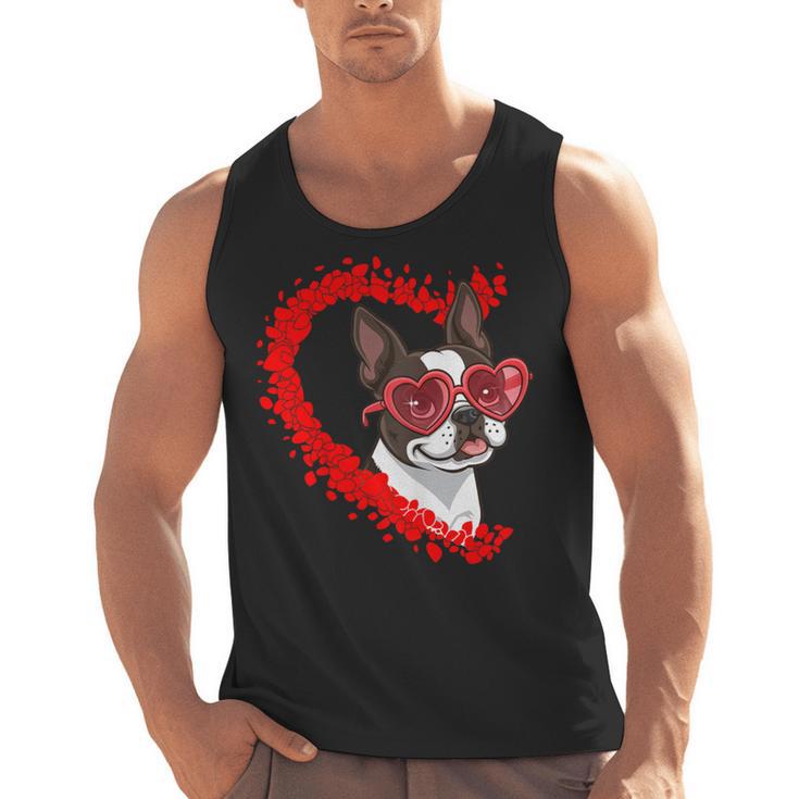Boston Terrier Dog Mom Dad Valentine’s Day Pet Lover For Men Women Kids Men Tank Top, Mom Gifts, Boston Terrier Dad Gifts, Boston Terrier Mom Gifts, trending gift