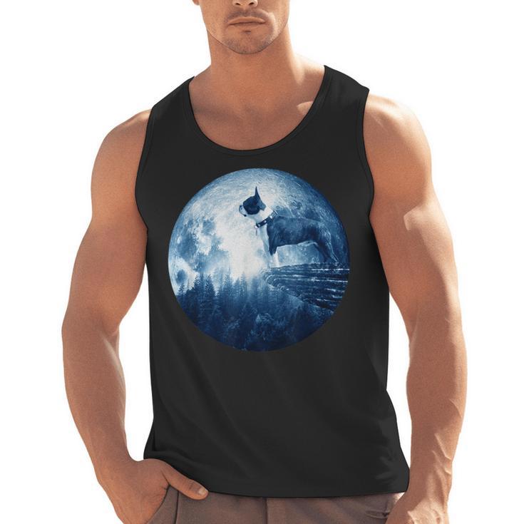 Boston Terrier Dog Moon Dog Mom Dad Women Men Dog Lovers Men Tank Top, Mom Gifts, Boston Terrier Dad Gifts, Boston Terrier Mom Gifts, trending gift