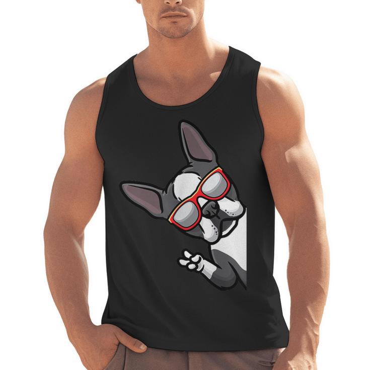 Boston Terrier Dog From Side Boston Bull Men Tank Top, trending gift