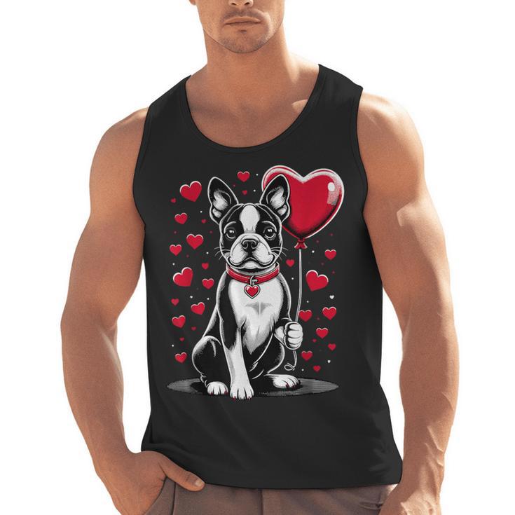 Boston Terrier Dog Valentine's Day Dog Owner Valentine Men Tank Top, trending gift