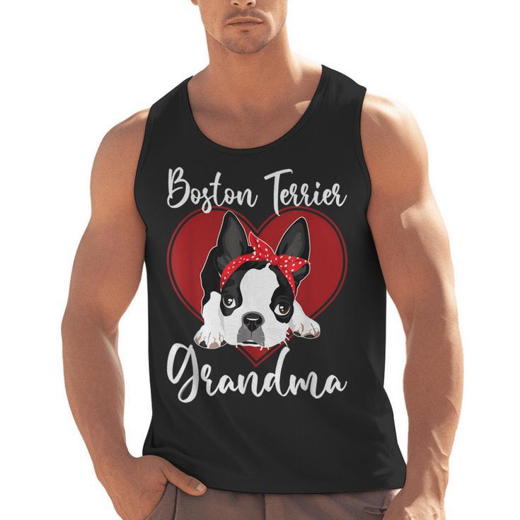 Boston Terrier Grandma Dog Owner Boston Terrier For Men Women Men Tank Top, trending gift