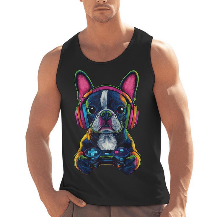 Boston Terrier Lovers Gaming Headphones Boston Terrier Men Tank Top, trending gift