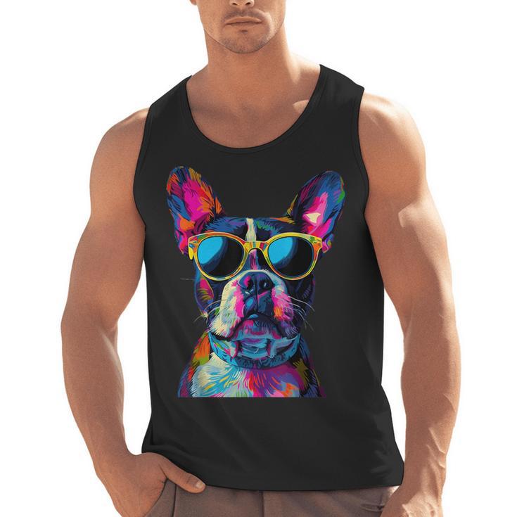 Boston Terrier Lovers Pop Art Boston Terrier Men Tank Top, trending gift