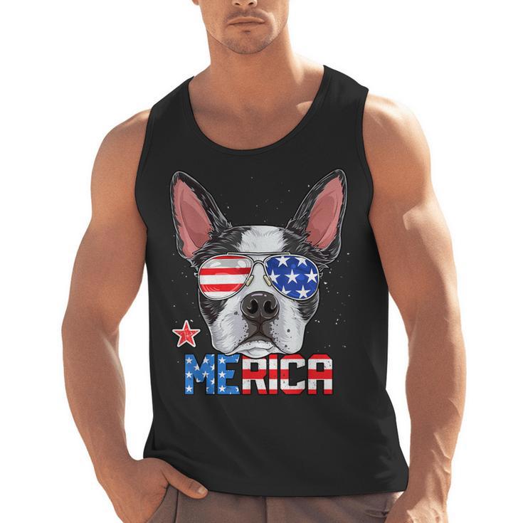 Boston Terrier Merica 4th Of July T Shirt Men Boys Dog Puppy Men Tank Top, Boston Terrier 4th Of July Gifts, trending gift