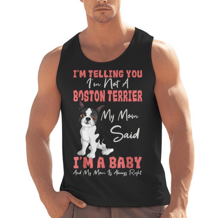 Boston Terrier Mom American Gentleman Dog Lover Mother's Day Men Tank Top, Mom Gifts, Boston Terrier Mom Gifts, American Boston Terrier Gifts, trending gift