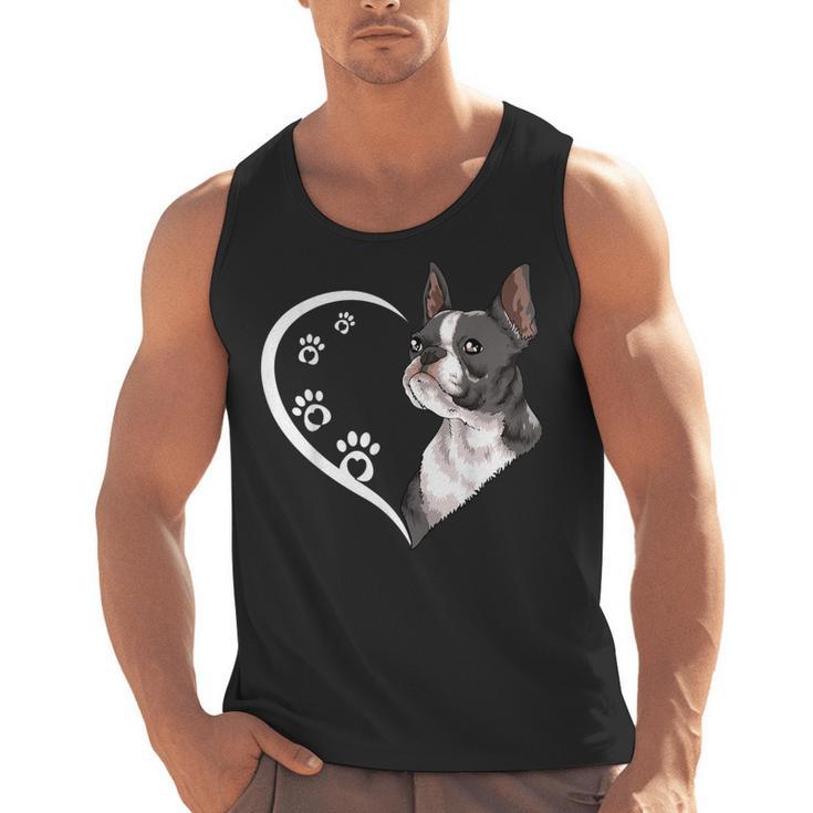 Boston Terrier Shirts For Women Girls Kids Heart Cute Men Tank Top, trending gift