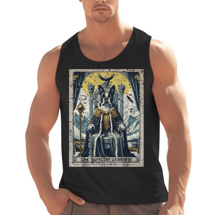 Boston Terrier Tarot Card Dog Men Tank Top, Boston Terrier Tarot Gifts, trending gift