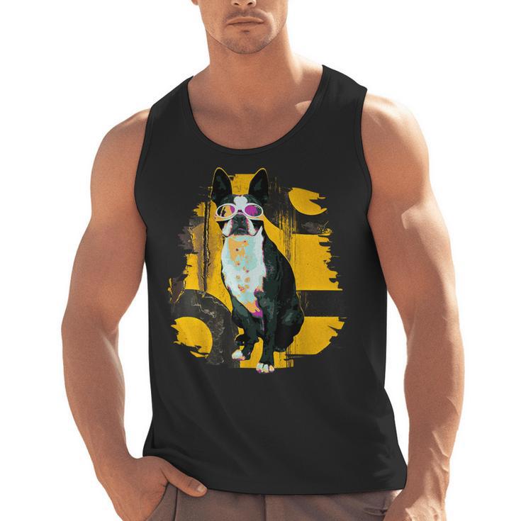 Boston Terrier s Mid-Century Modern Art s Street Grunge Men Tank Top, trending gift
