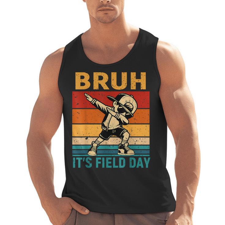 Bruh It's Field Day Teacher Happy Field Day Dabbing Boy Men Tank Top