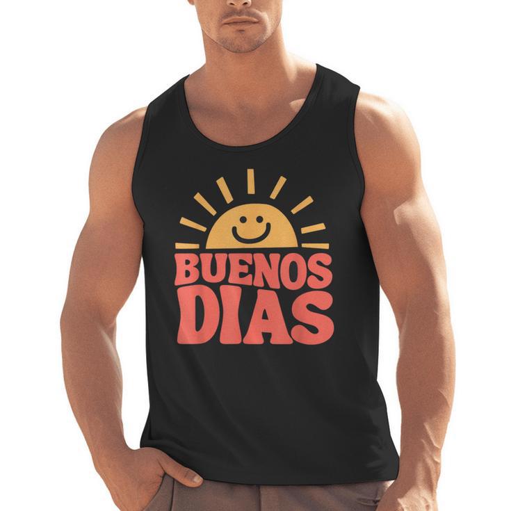 Buenos Dias Spanish Teacher Appreciation Back To School Men Tank Top