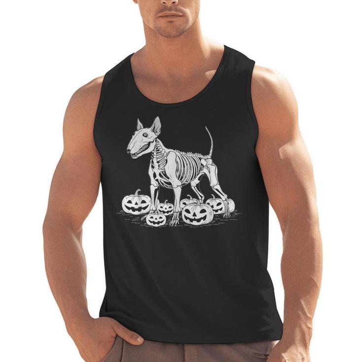 Bull Terrier Skeleton Birthday Halloween Kids Men Tank Top, trending gift