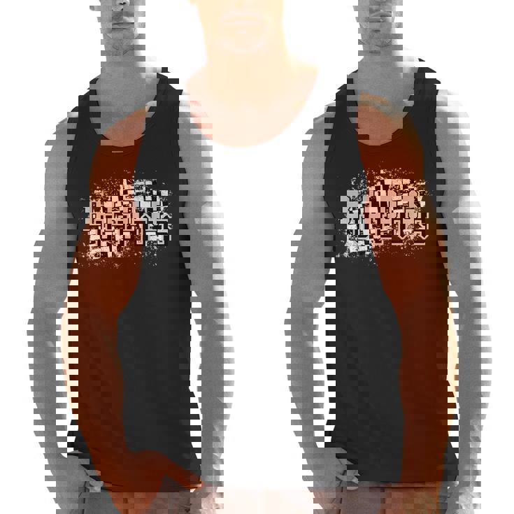 Bulldogs School Spirit Bulldog Pride Checkered Teacher Men Tank Top