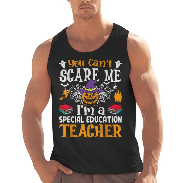 You Can't Scare Me I'm A Special Education Teacher Halloween Men Tank Top