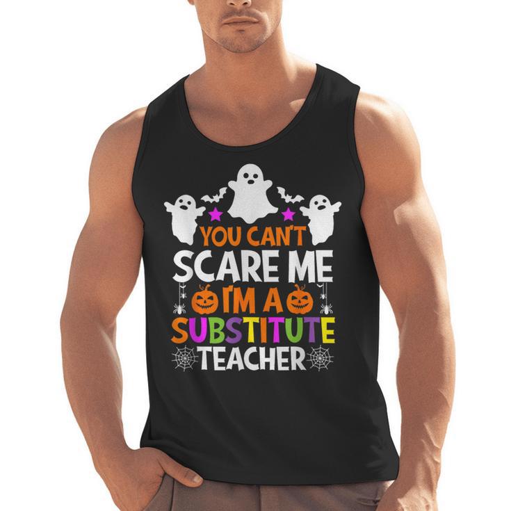 You Can't Scare Me I'm A Substitute Teacher Shirt Halloween Men Tank Top, trending gift You Can't Scare Me I'm A Substitute Teacher Shirt Halloween Men Tank Top, trending gift