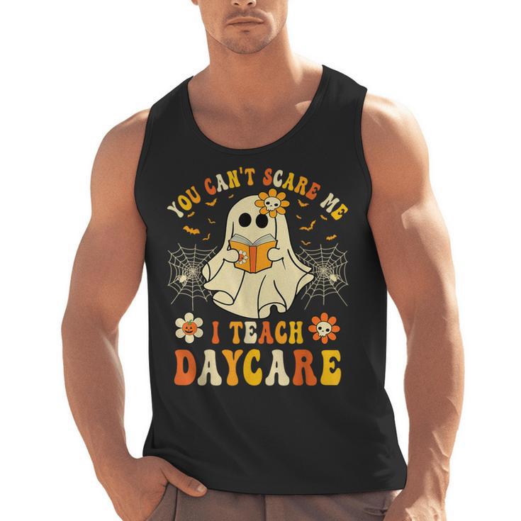 You Can’t Scare Me I Teach Daycare Teacher Halloween Ghost Men Tank Top