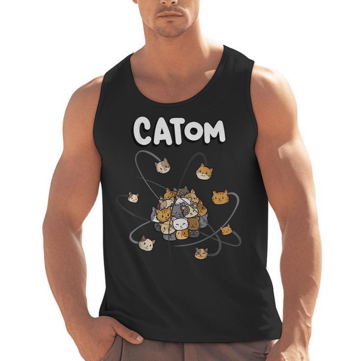 Catom Science Teacher Chemistry Lover Physics School Cat Men Tank Top