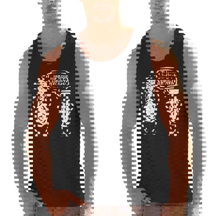 Chemistry Science Teacher I Think You&#x27;Re Overreacting Men Women Girls Kids Men Tank Top