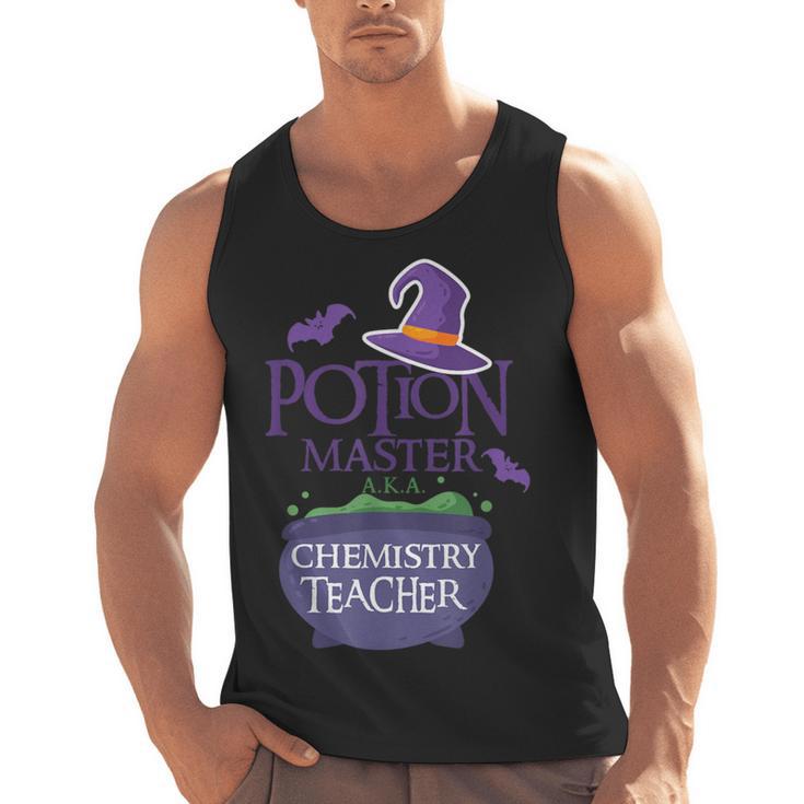 Chemistry Teacher Halloween Shirt School POTION MASTER Men Tank Top