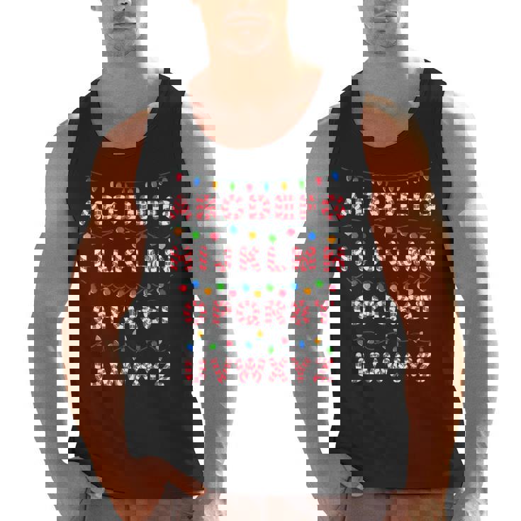 Christmas Alphabet Candy Cane Teachers Students Candy Cane For Men Women Kids Men Tank Top