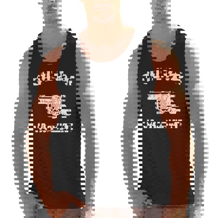 Civil War It Was A Blast History Teacher T-Shirt Men Tank Top