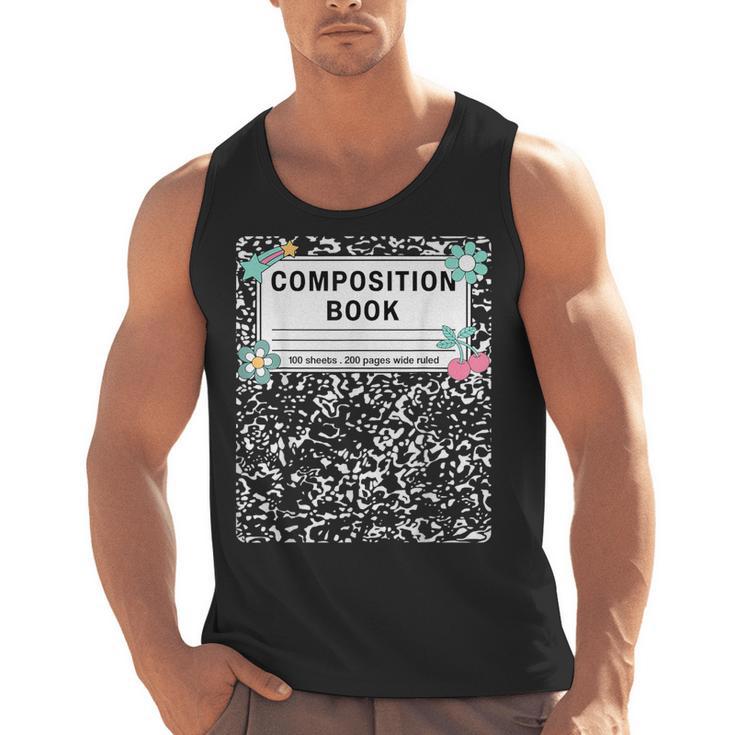 Composition Book Notebook Teachers Matching Group Halloween Men Tank Top
