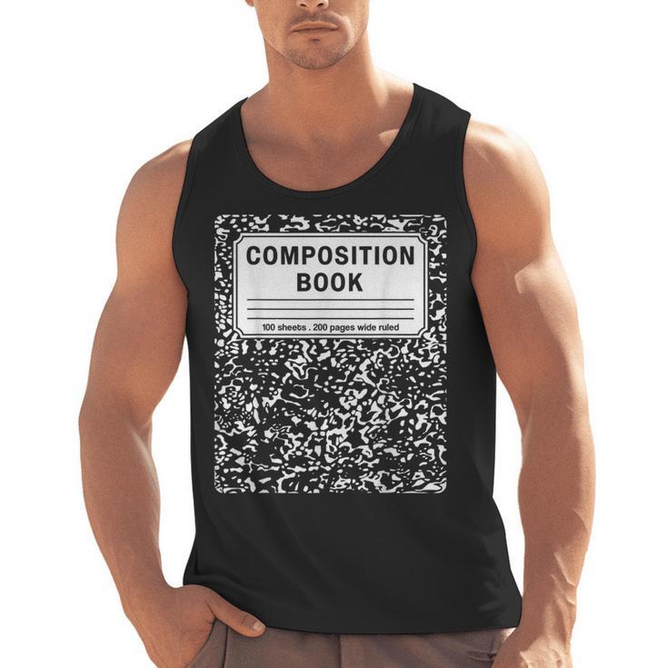 Composition Book Notebook Teachers Matching Group Halloween Men Tank Top