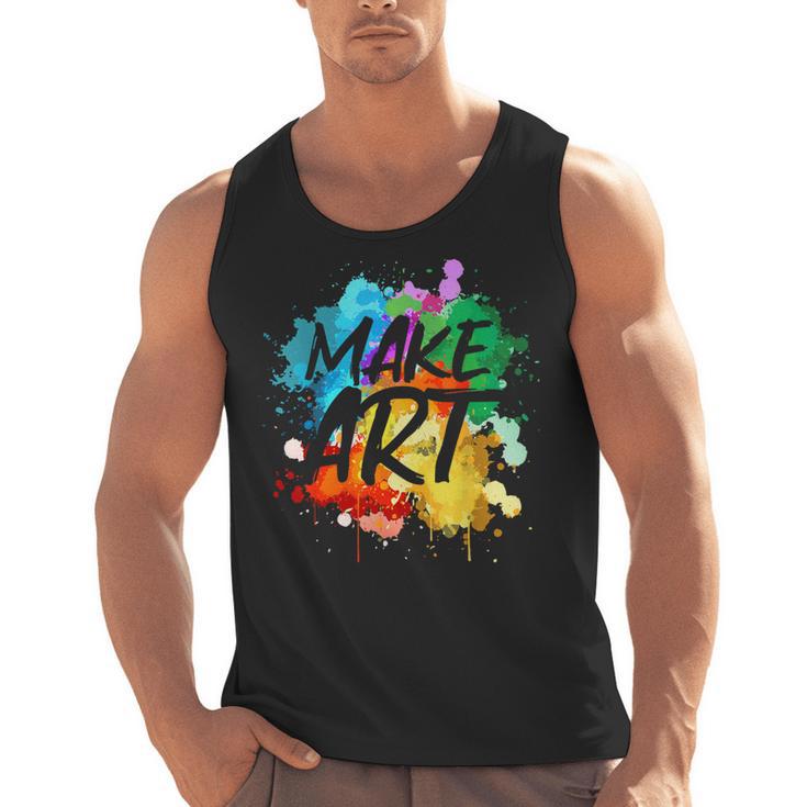 Cool Art For Men Women Artist Teacher Painter Artists Paint Men Tank Top