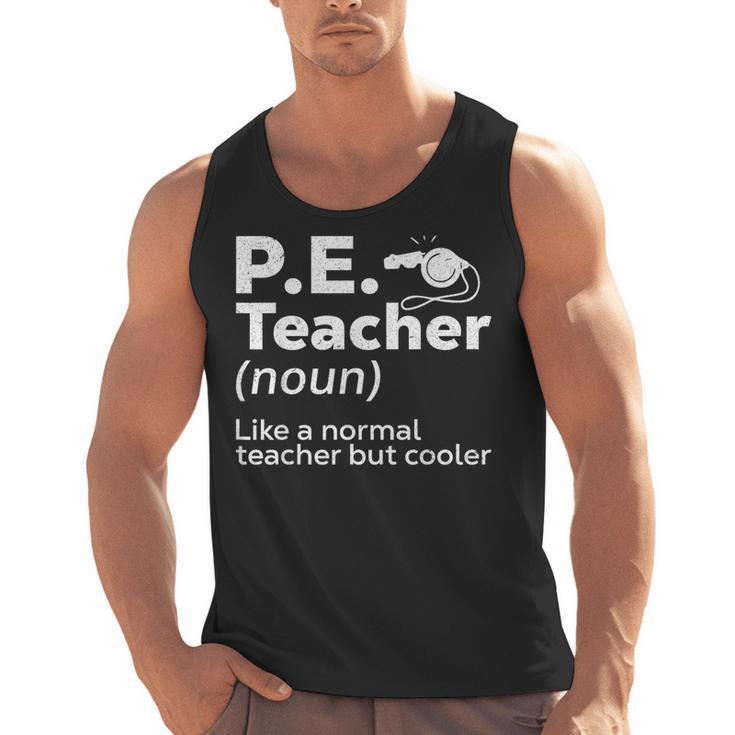 Cool PE Teacher Art For Men Women Physical Education Teacher Men Tank Top