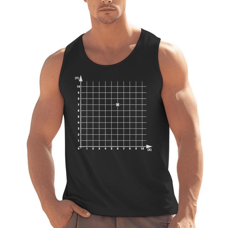 Coordinate 67 Math Teacher 67 Math Lover Boys Kids Men Tank Top