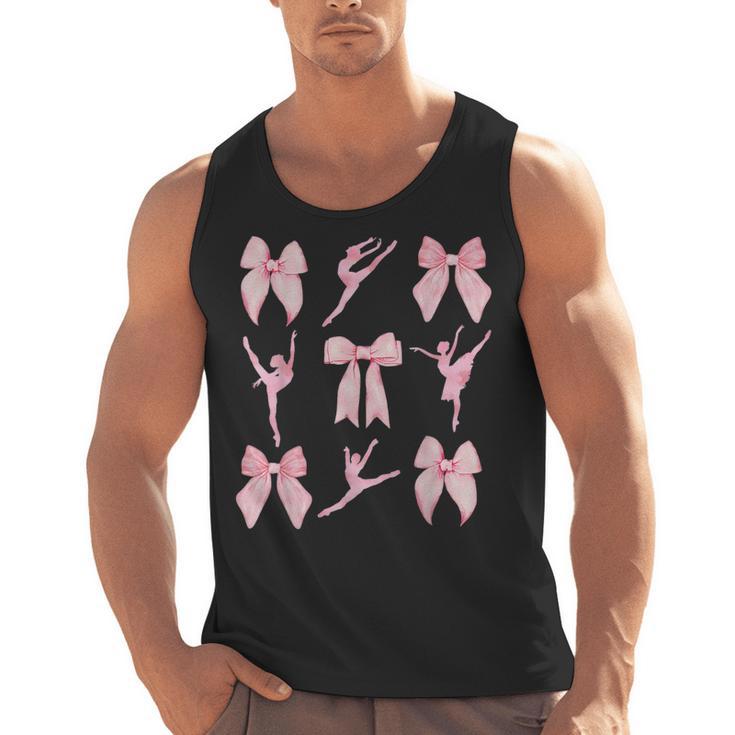 Coquette Bow Ballet Dance Teacher Coquette Women Dancing Men Tank Top