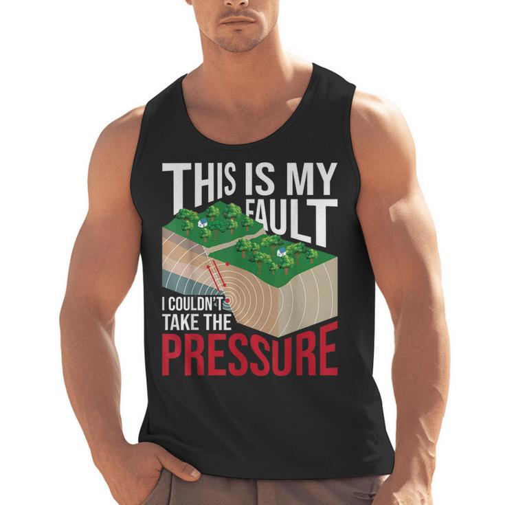 Couldn't Take The Pressure Geology Earth Science Teacher Men Tank Top