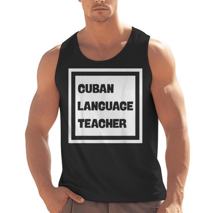 Cuban Language Teacher Men Tank Top
