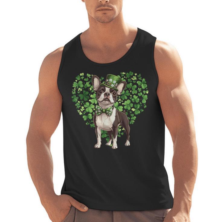Cute Boston Terrier Shamrock St Patrick's Day Dog Lover Men Women Kids Men Tank Top, trending gift