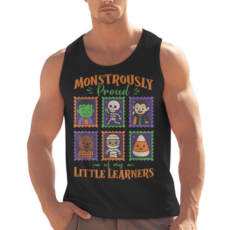 Cute Halloween Teacher Men Tank Top