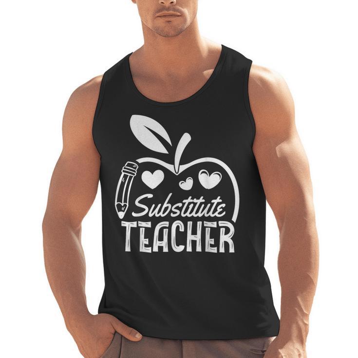 Cute Substitute Teacher Appreciation Men Women Men Tank Top