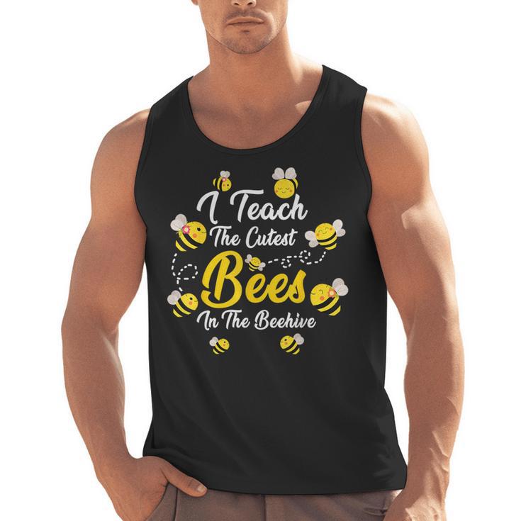 Cute I Teach The Cutest Bees In The Beehive Teacher's Day For Men Women Kids Men Tank Top