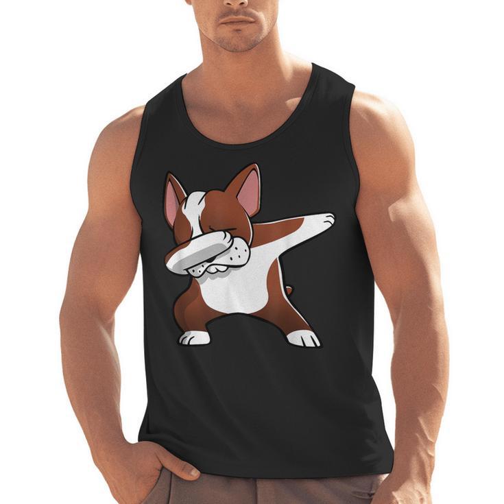 Dabbing Red Boston Terrier Dab Dance Dog Men Women Kids Men Tank Top, trending gift