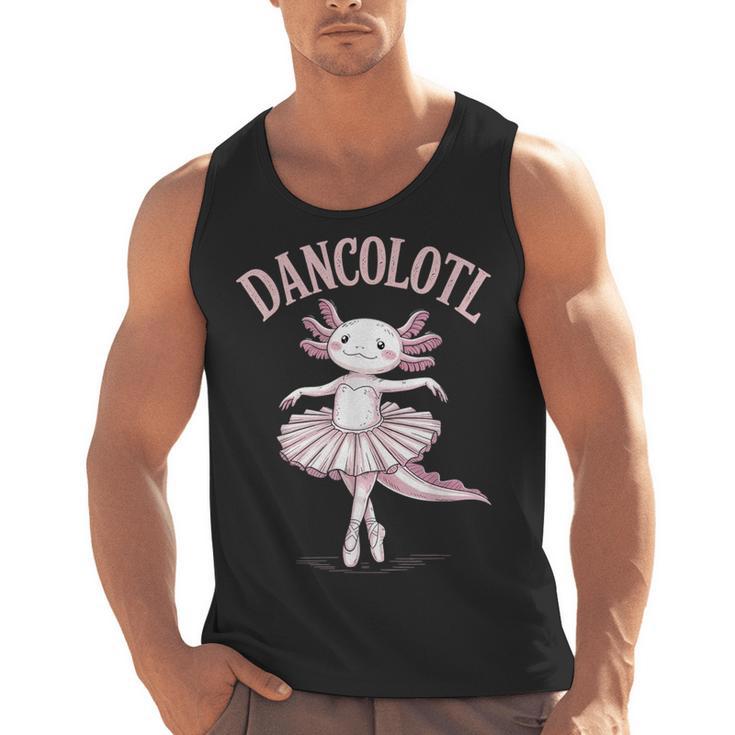 Dancolotl Ballerina Axolotl Ballet Dance Teacher Men Tank Top