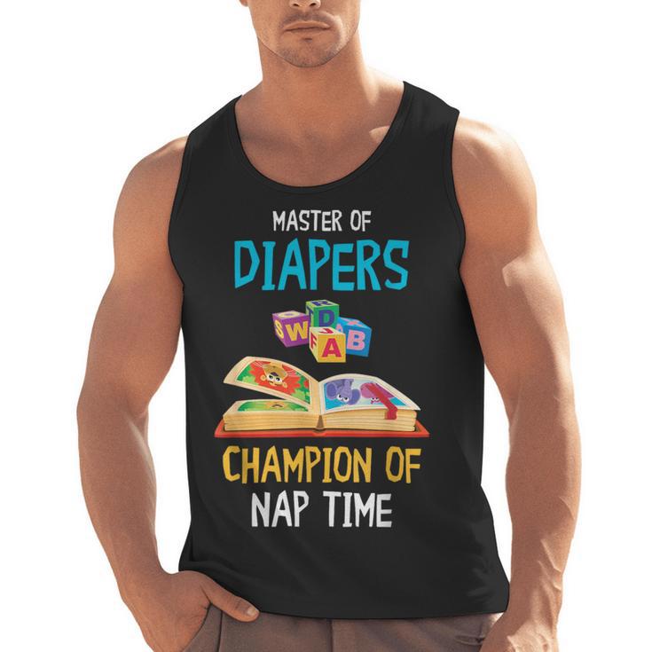 Daycare Provider Master Of Diapers Childcare Teacher Men Tank Top