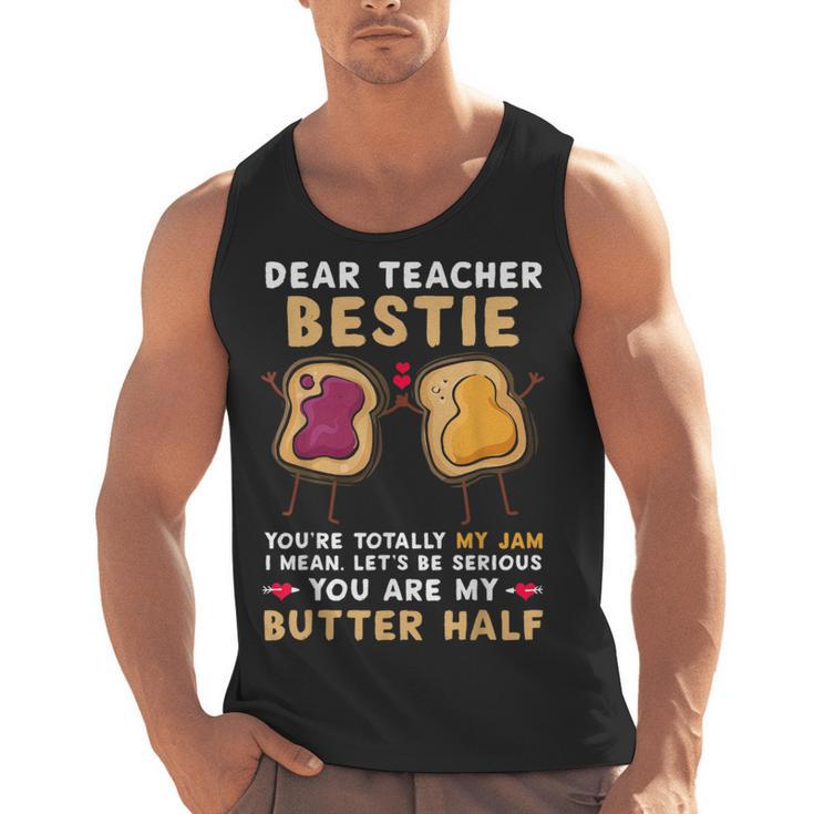 Dear Teacher Bestie You'Re Totally My Jam Shirt Kids Men Tank Top
