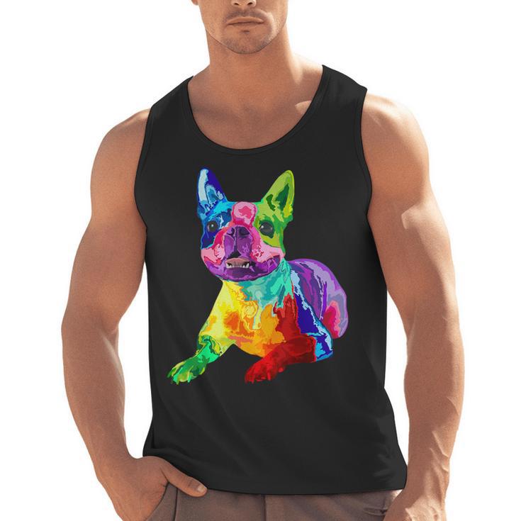 Dog Lover Boston Terrier Dog Colorful Boston Terrier Men Women Kids Men Tank Top, trending gift