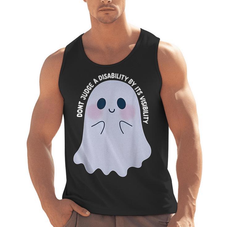 Dont Judge a Disability By Its Visibility Teacher Men Tank Top