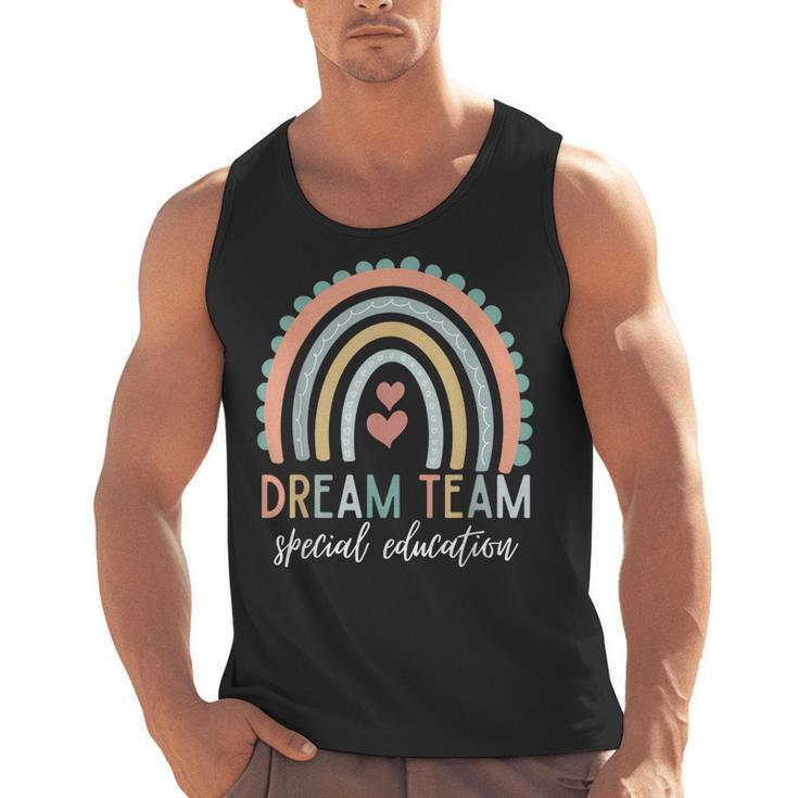 Dream Team Special Education Teacher ED SPED Squad Rainbow Men Tank Top