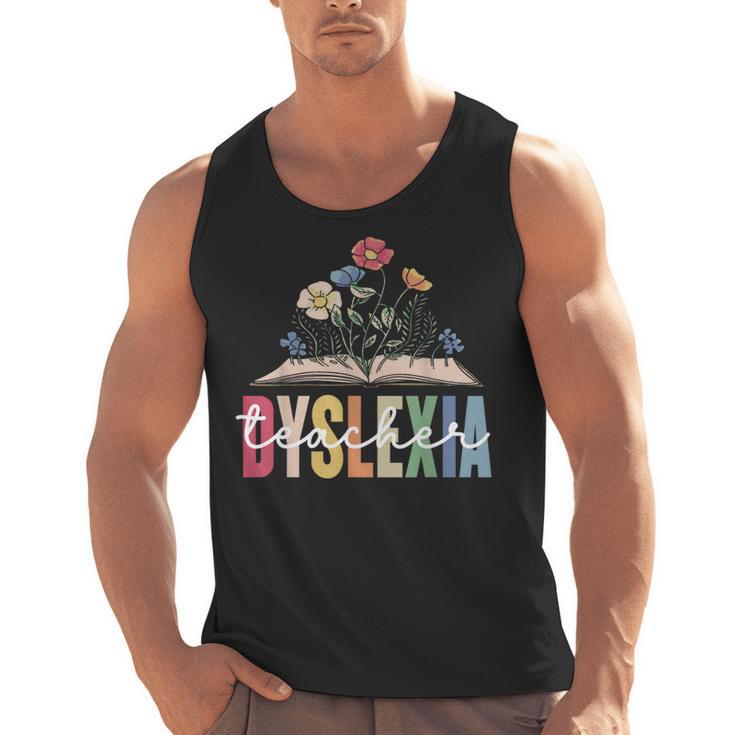 Dyslexia Teacher Awareness Dyslexic Dyslexics Dyslexia Men Tank Top