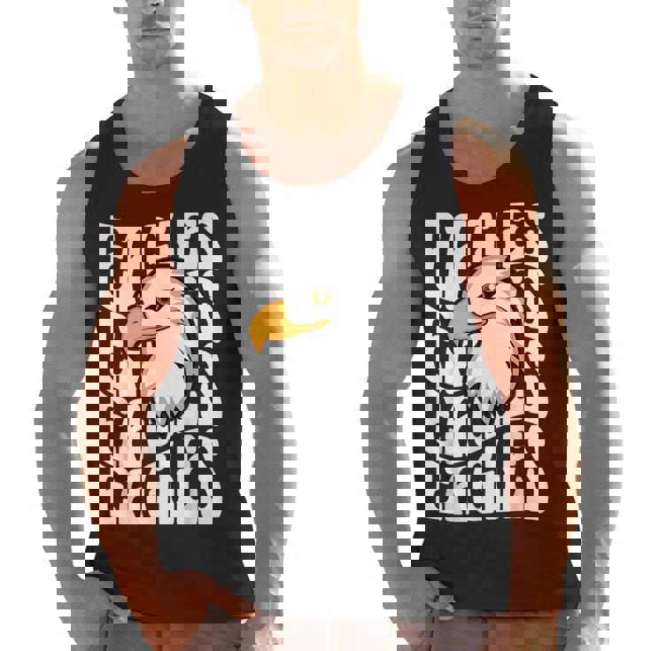 Eagles School Sports Fan Team Spirit Teacher Parent Student Men Tank Top